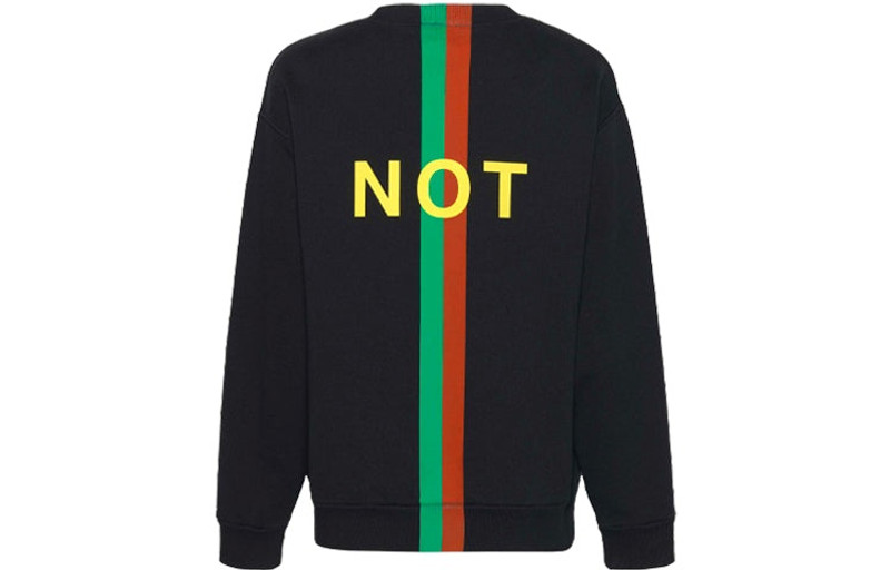 GUCCI 'Fake/Not' print sweatshirt outlook