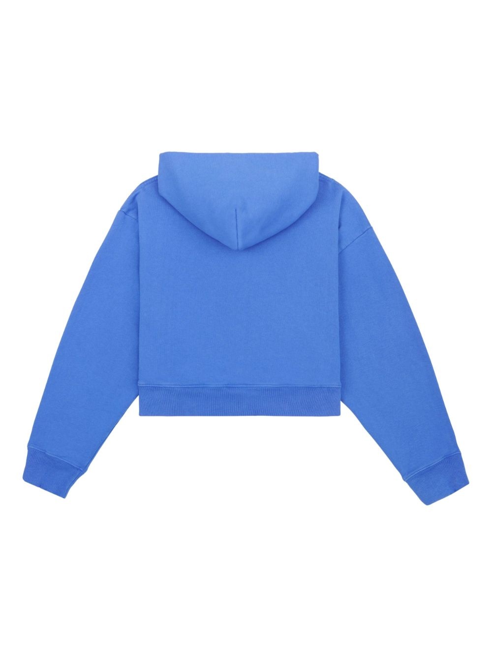 logo-print cotton hoodie - 3