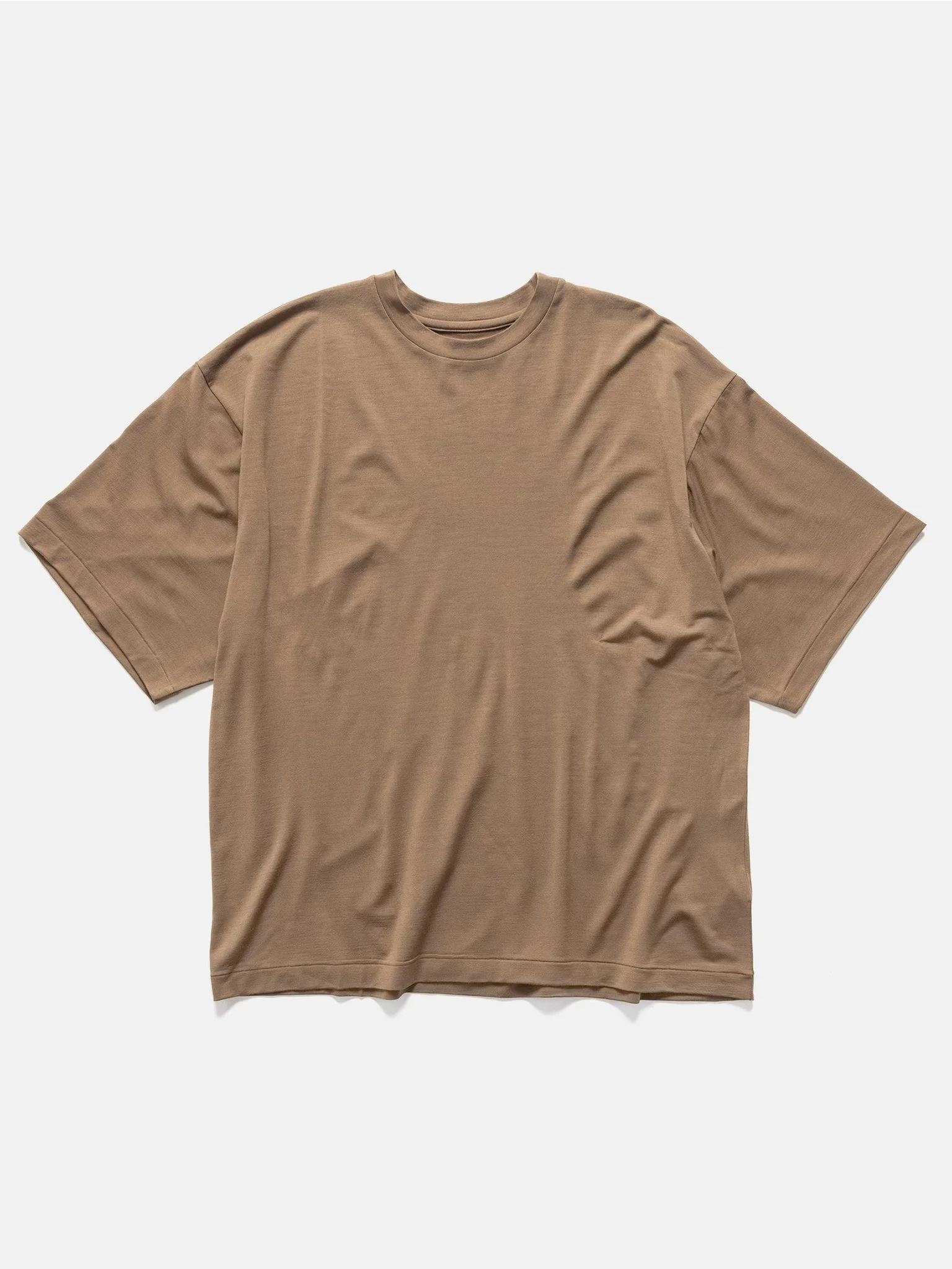 Super Soft Merino Tenjiku Half Sleeve Mocha Brown - 1