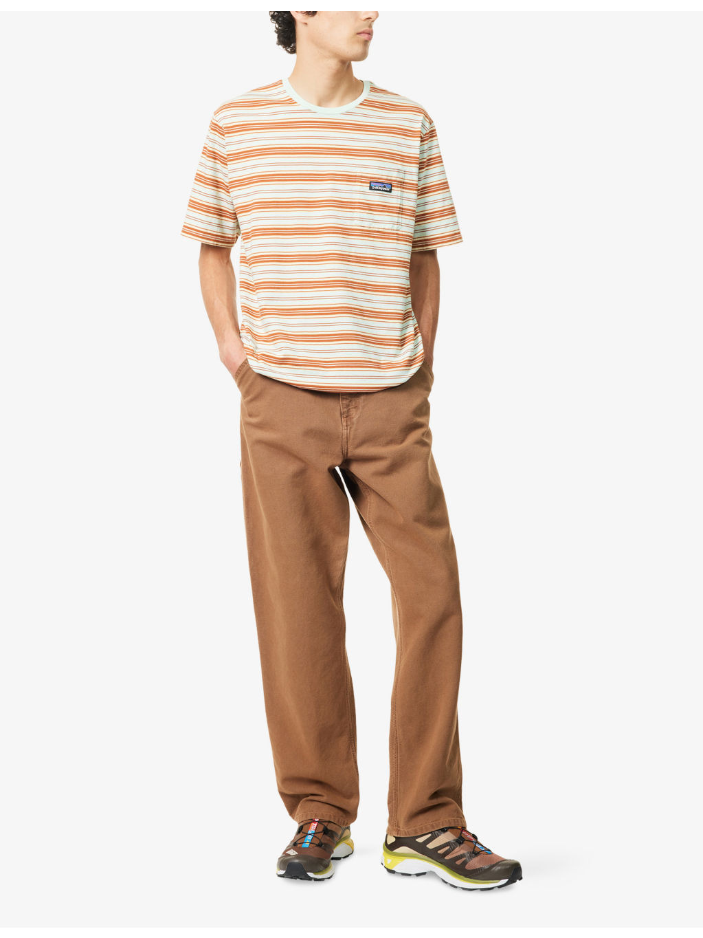 Daily Pocket Striped Cotton-Jersey T-Shirt - 2
