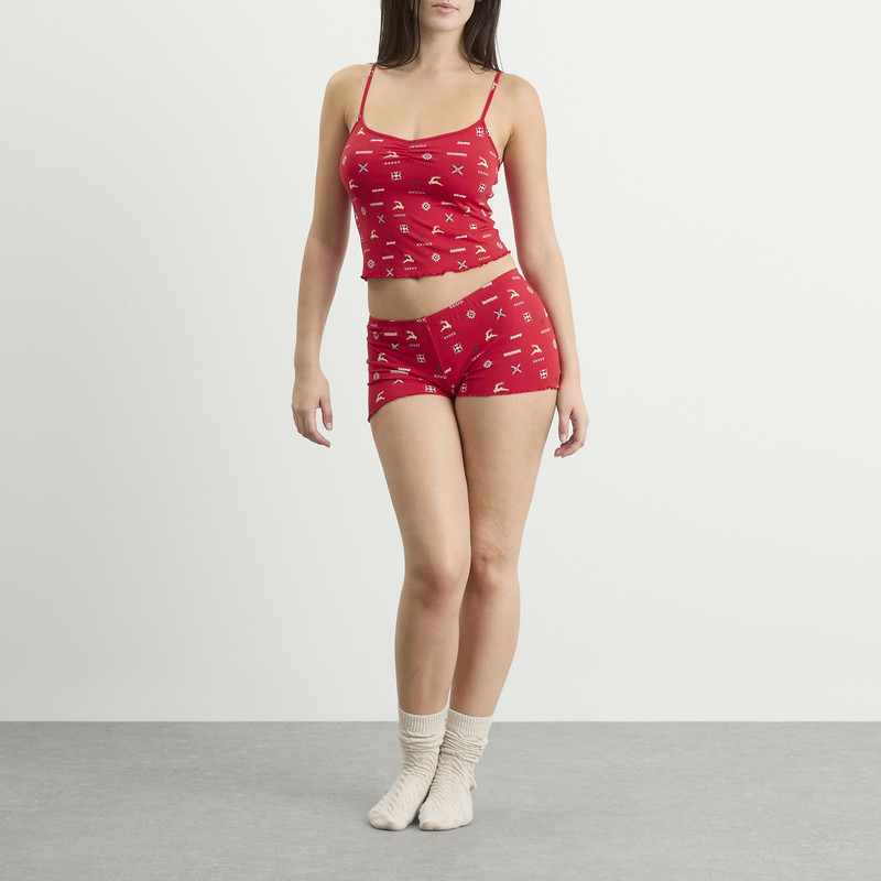 SKIMS SKIMS Sleep Cami Set in Bambi Print outlook