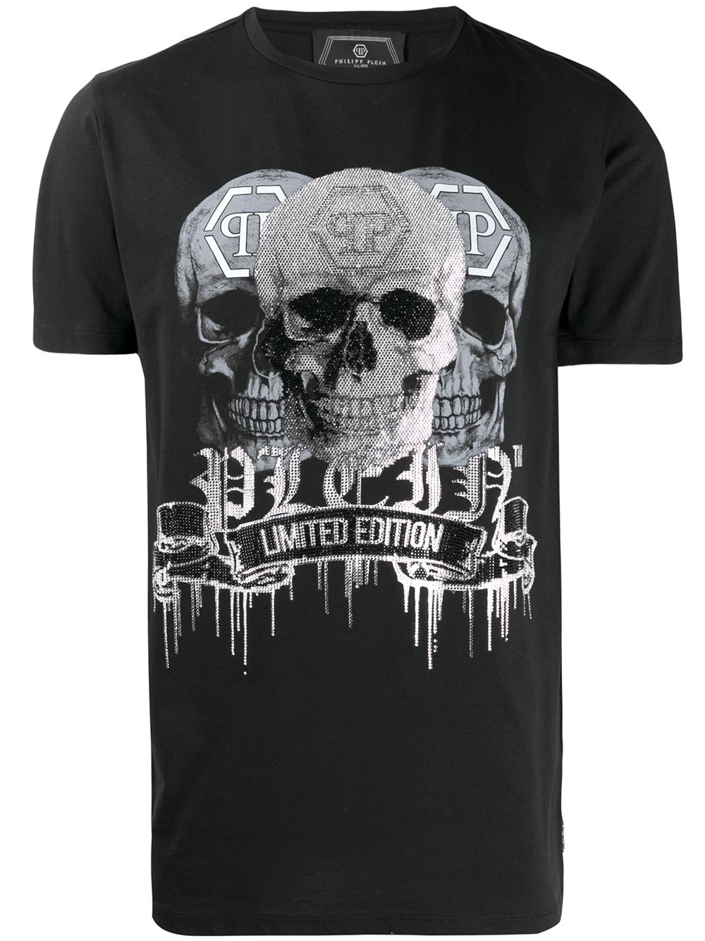 skull logo T-shirt - 1