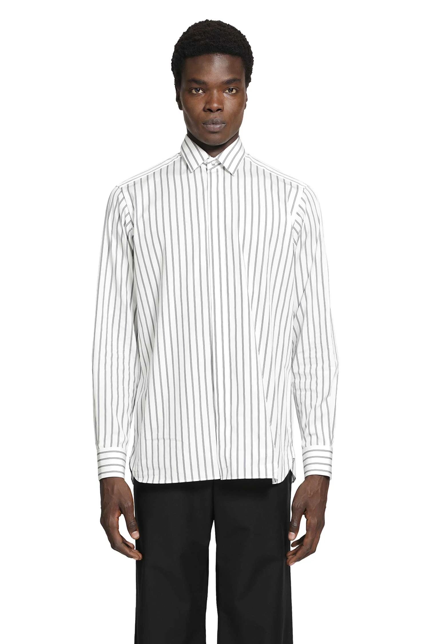 Poplin Stripe Classic Shirt - 1