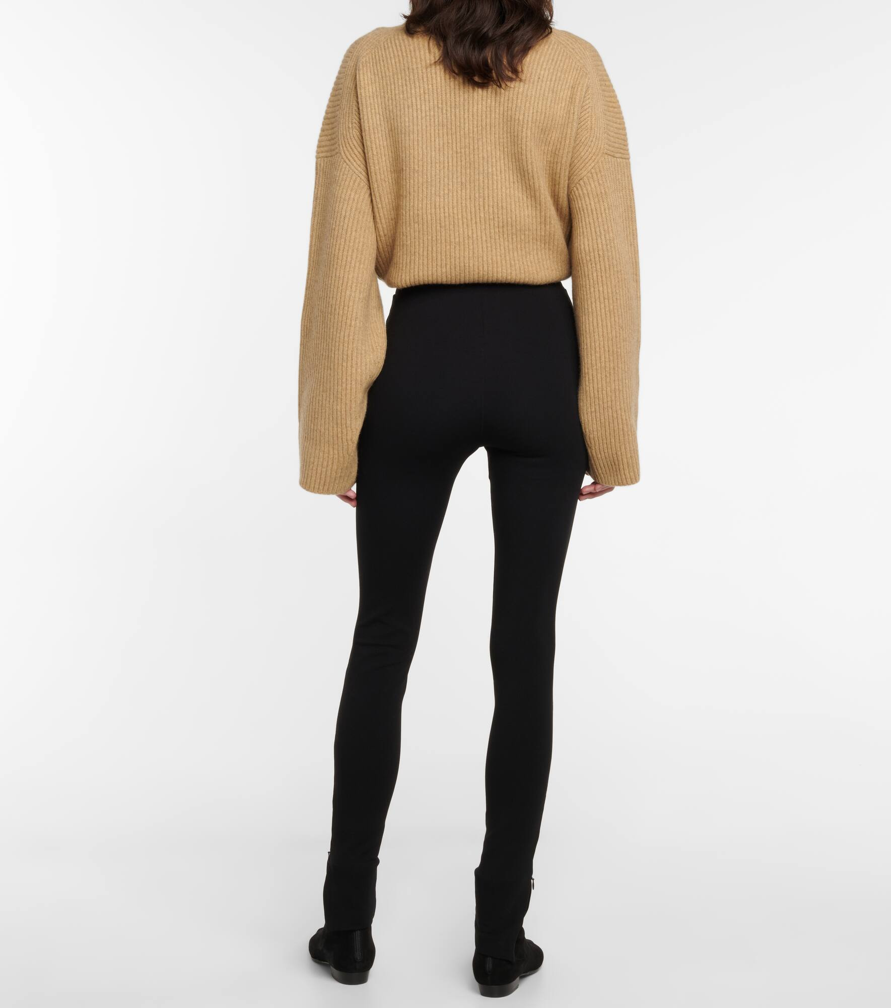 Zip high-rise leggings - 3
