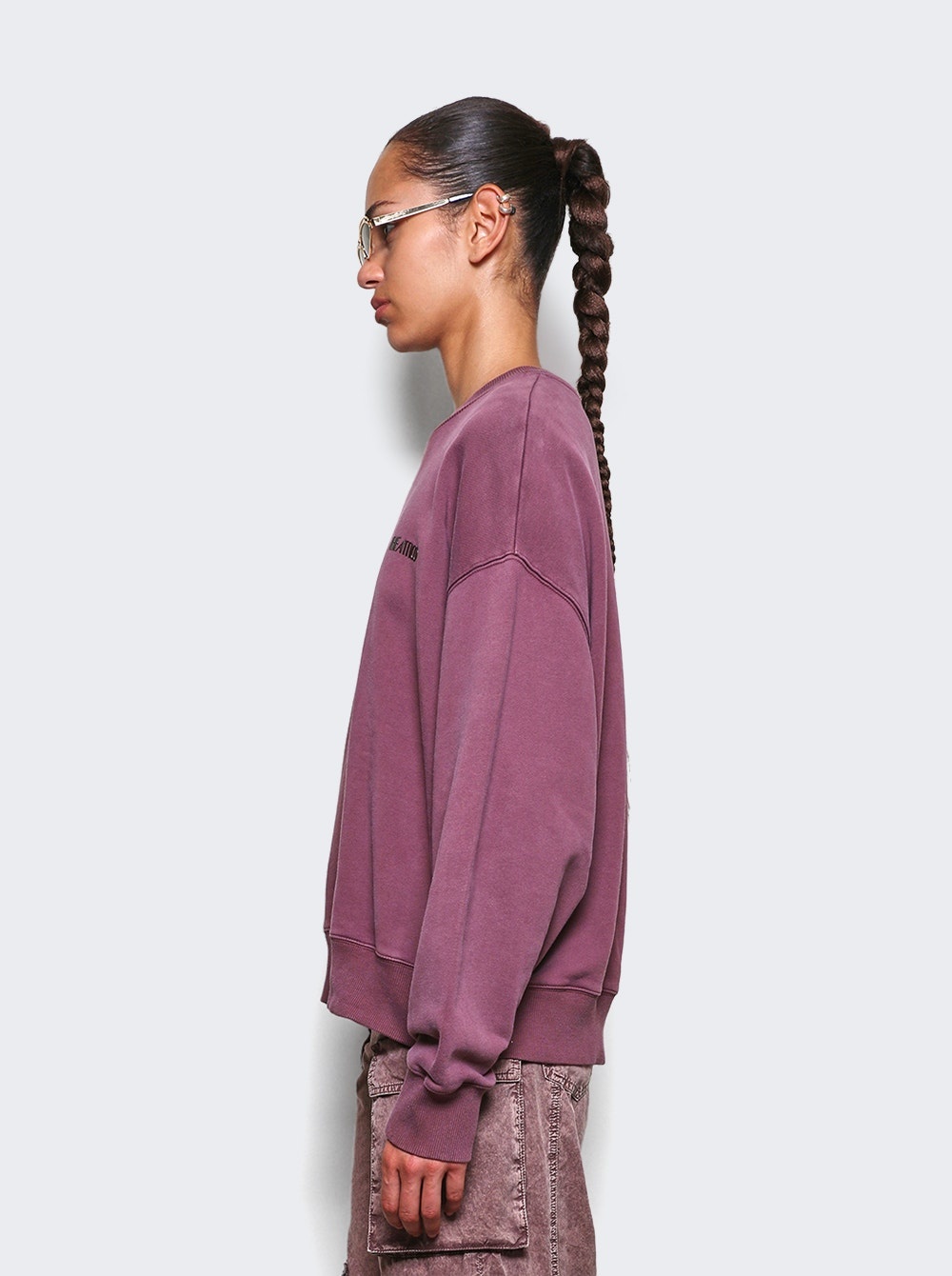 Sweatshirt Faded Mauve - 4