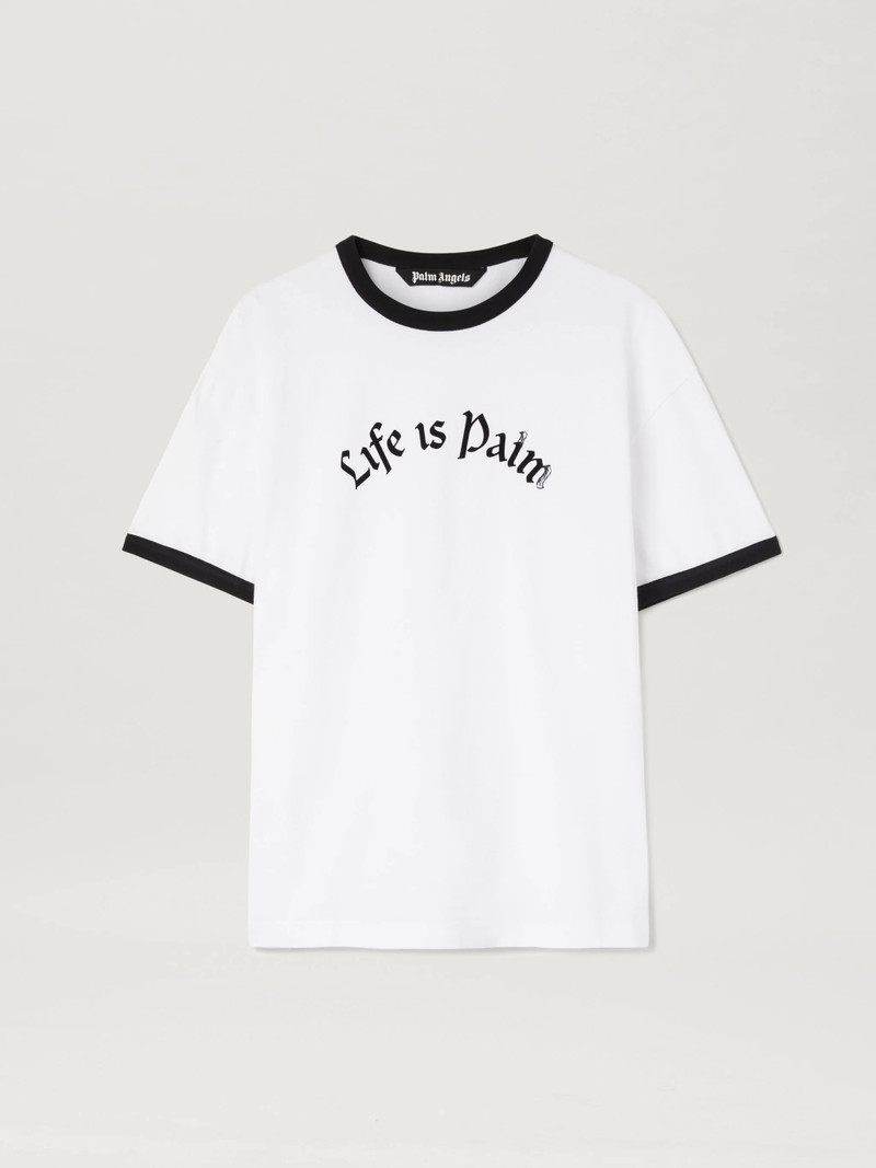 LIFE IS PALM BOWLING TEE 1