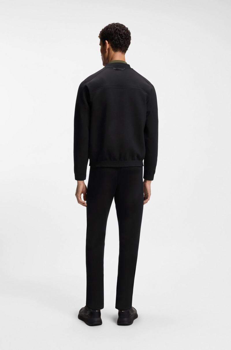 PORSCHE X BOSS ZIPPER-UP SWEATSHIRT WITH EMBOSSED ARTWORK 5