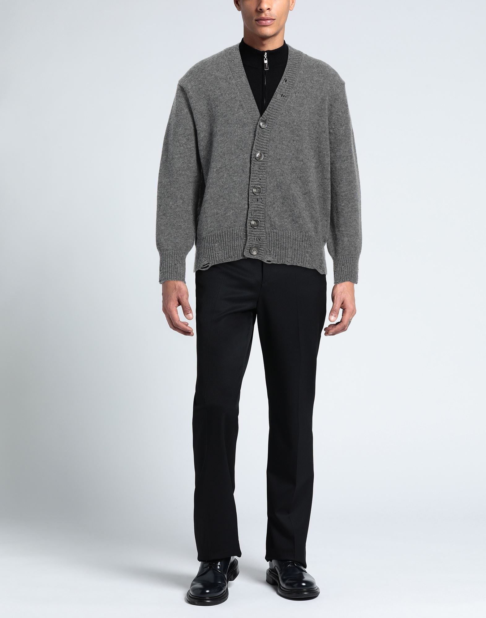 Grey Men's Cardigan - 2