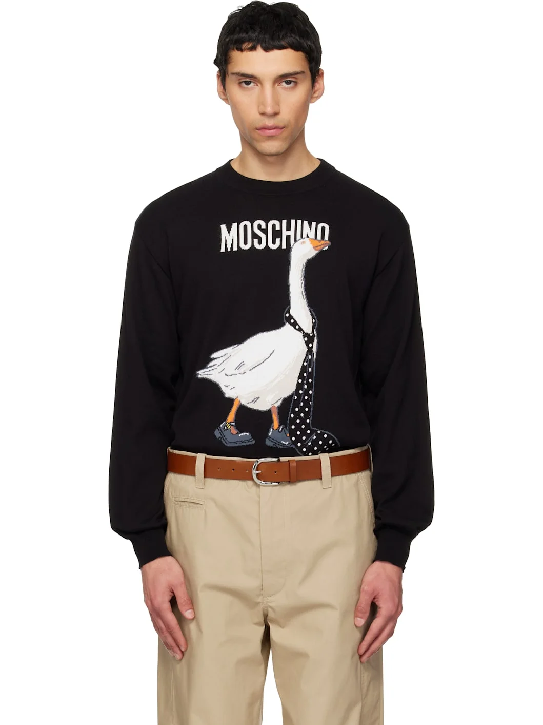 Black Archive Goose Sweater - 1
