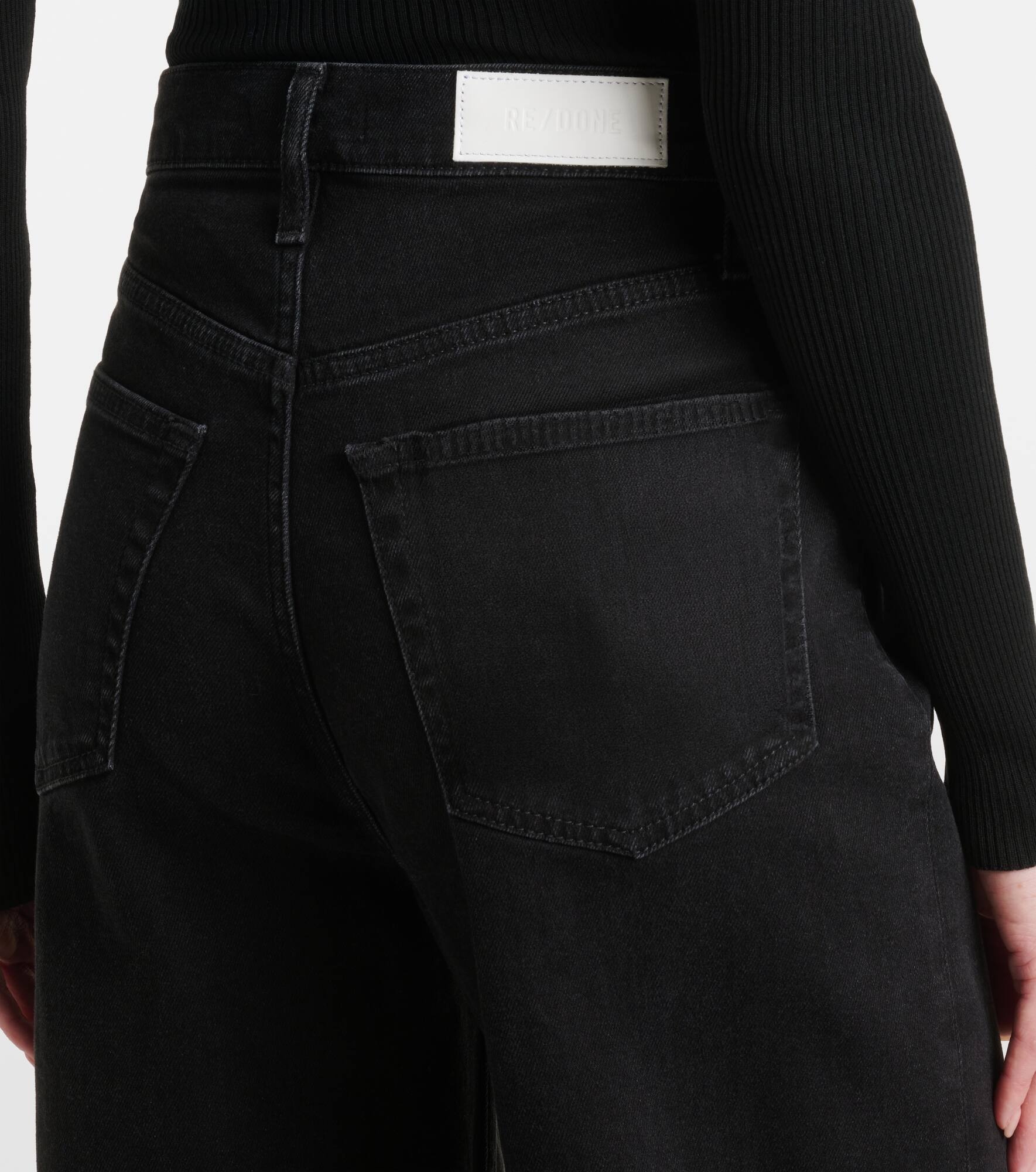 High-rise wide-leg jeans - 5