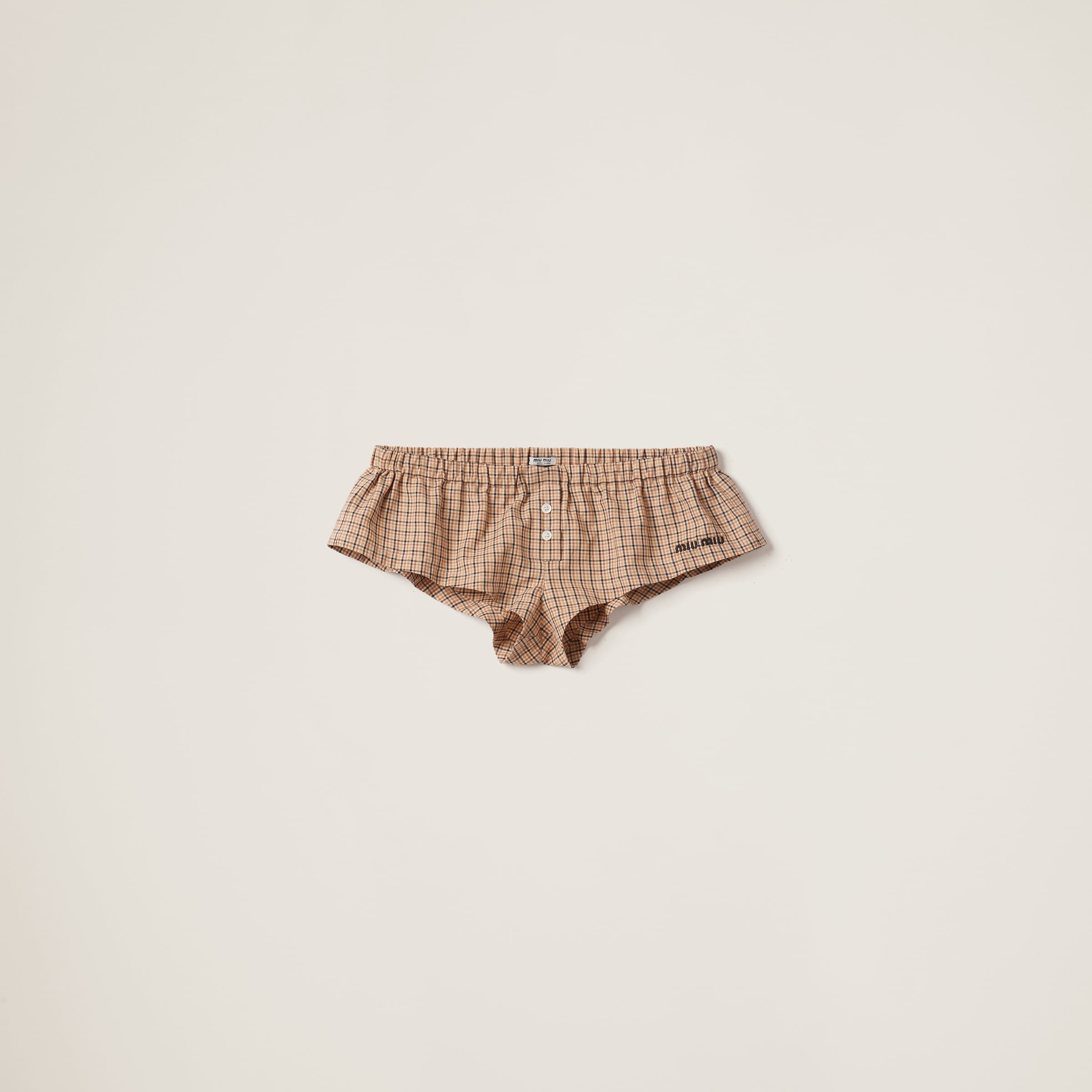 Checked boxer shorts - 1