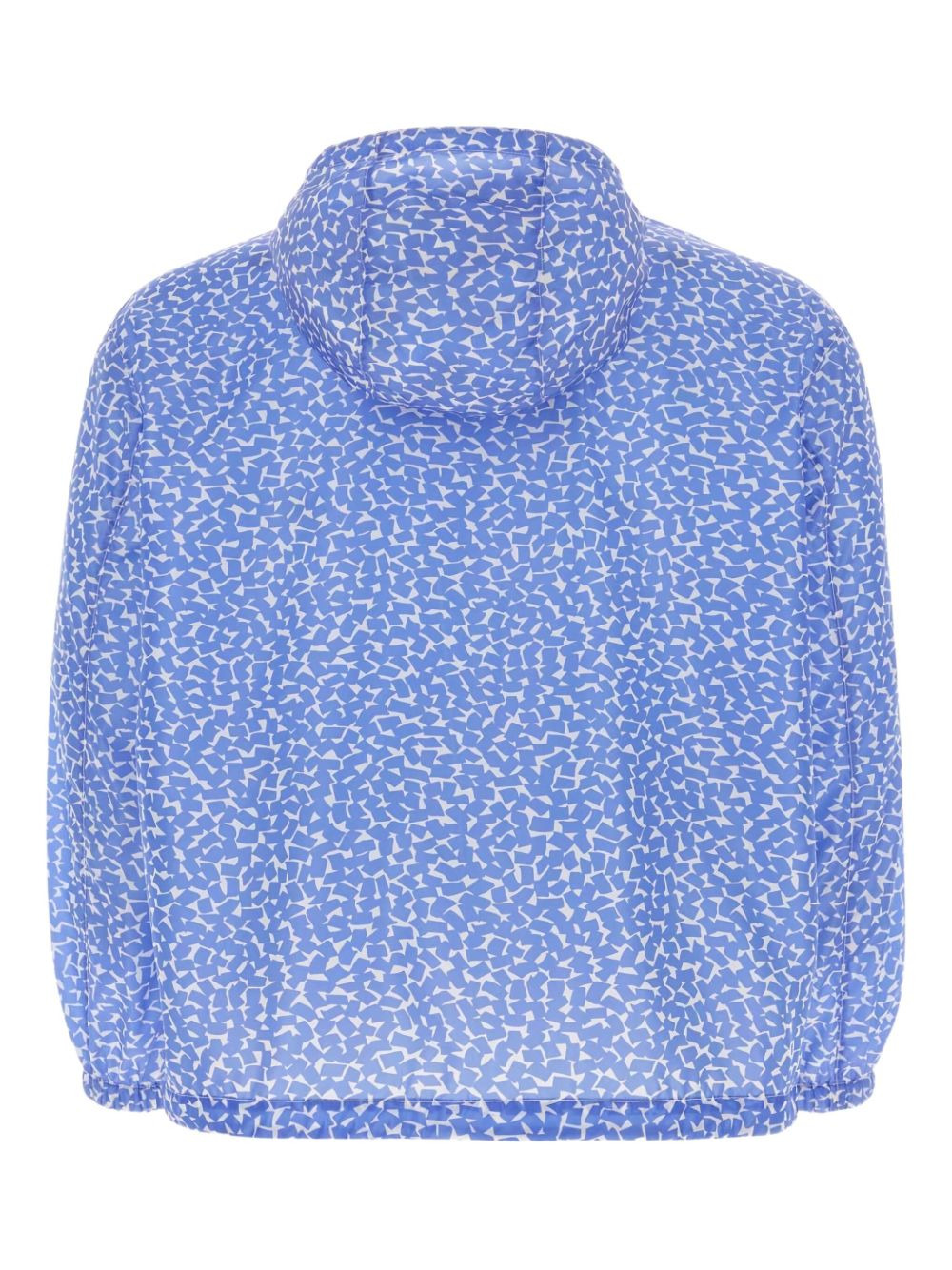 printed hooded windbreaker - 2