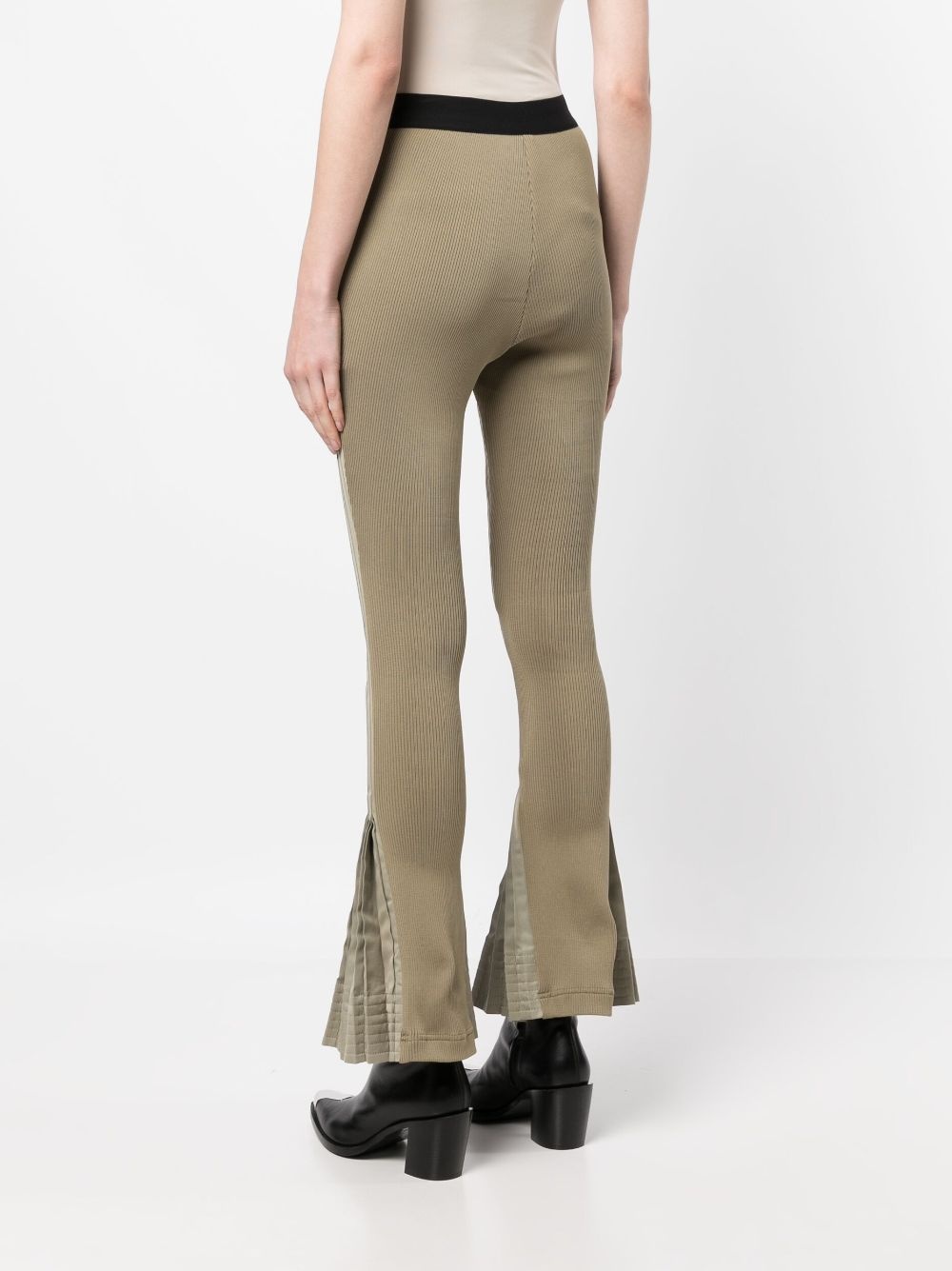 pleated flared trousers - 4