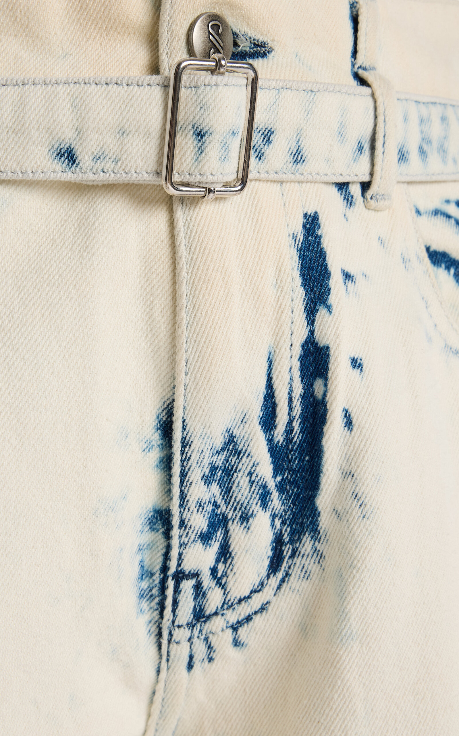 Ellsworth Bleached Cropped Boyfriend Jeans white - 5