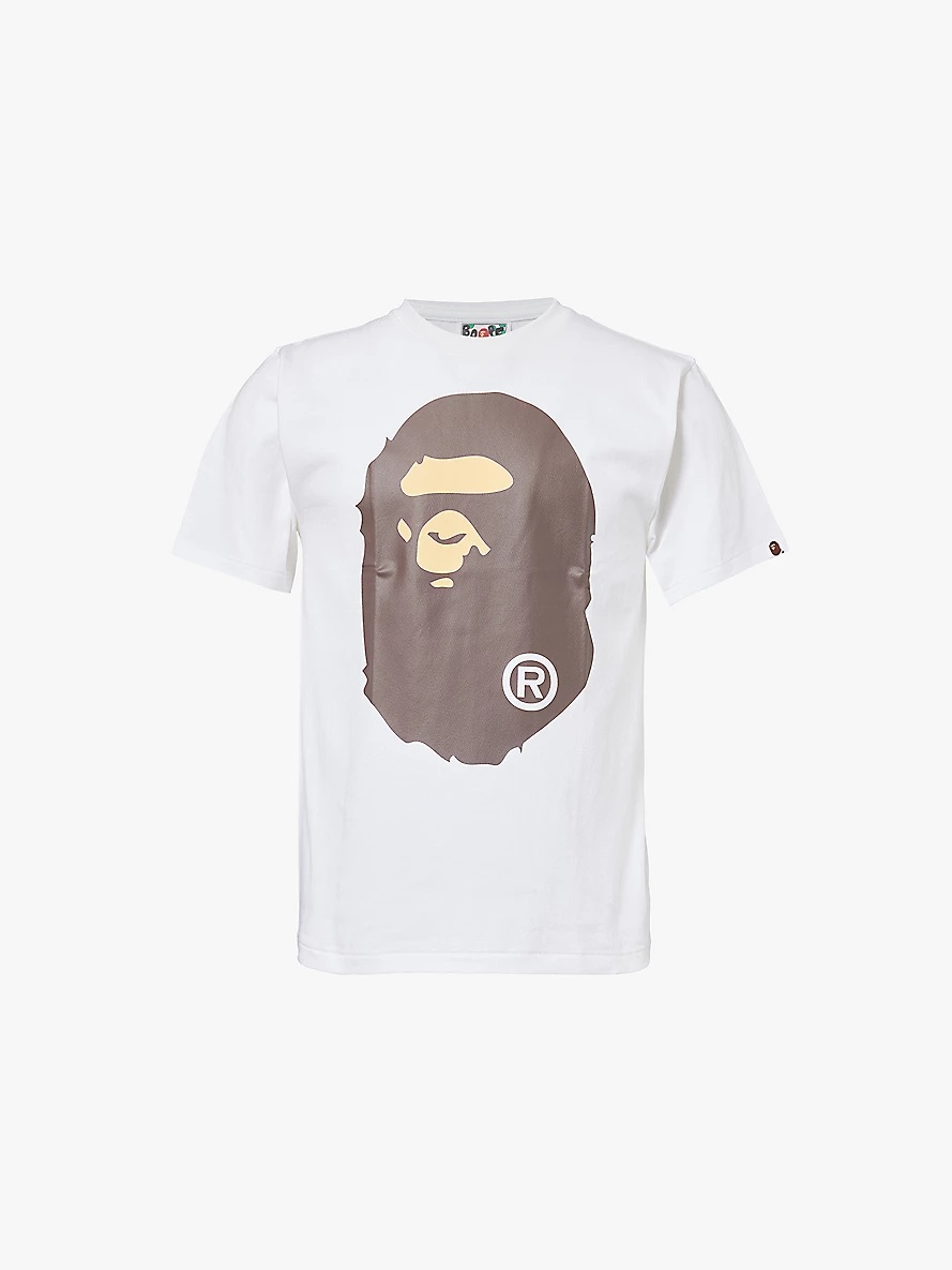 Big Ape Head graphic-print cotton-jersey T-shirt - 1