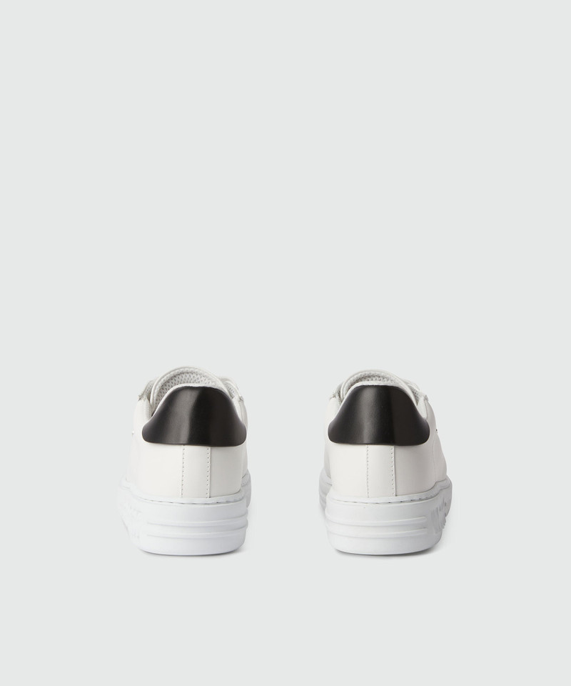 White leather MSGM sneakers 3