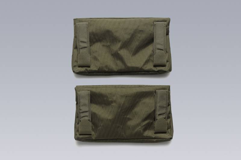 ACRONYM 3A-MZ3 Modular Zip Pockets (Pair) Olive ] [ This item sold in pairs ] outlook