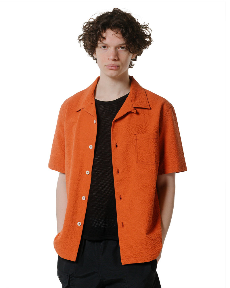 HOWLIN' Cocktail Shirt Red Seersucker outlook