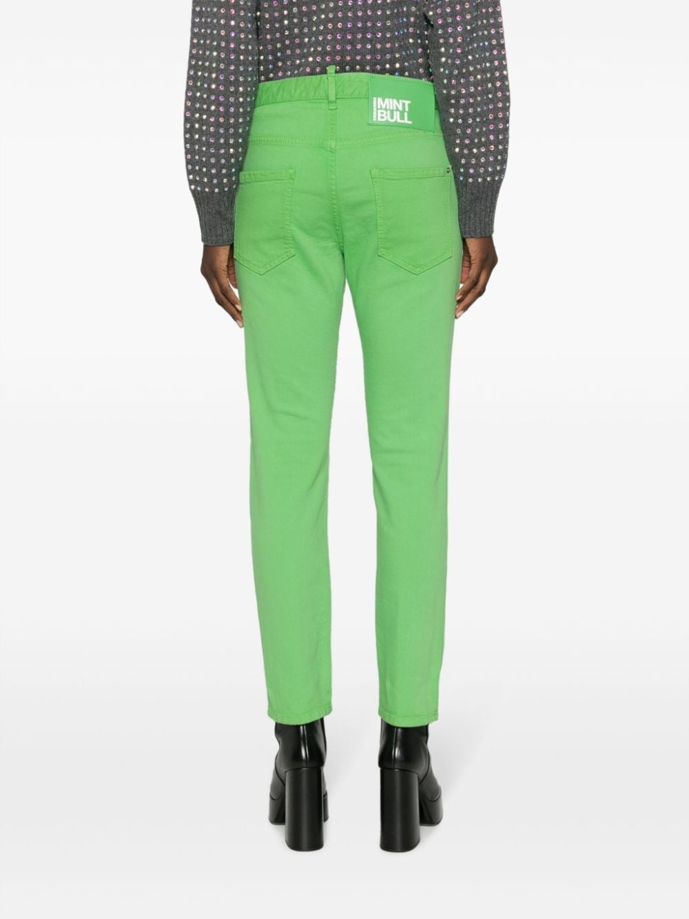Bull tapered cropped jeans - 4