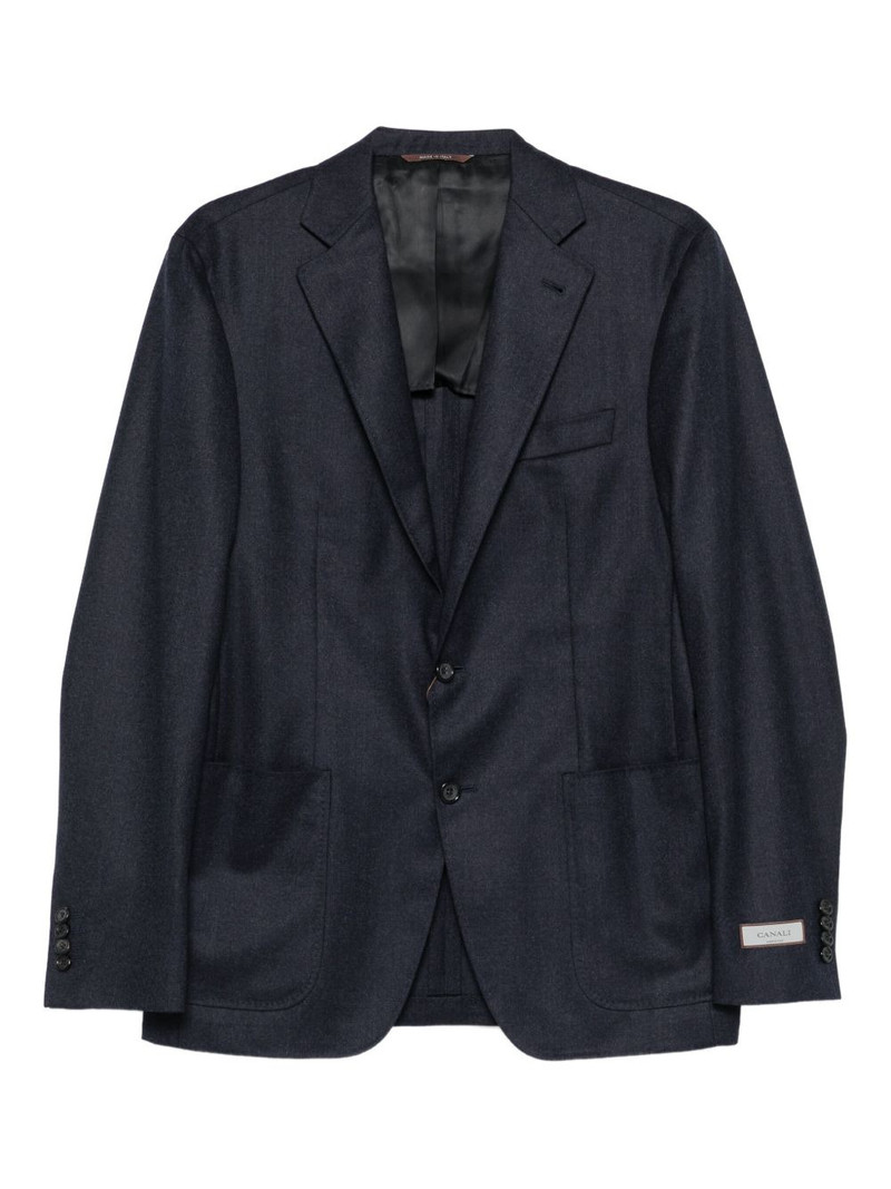 patch-pocket two-button blazer 1