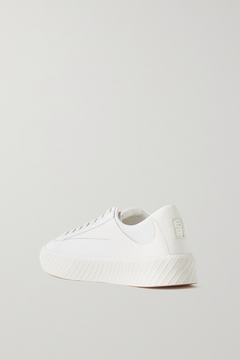 Rodina textured-leather and mesh sneakers 3