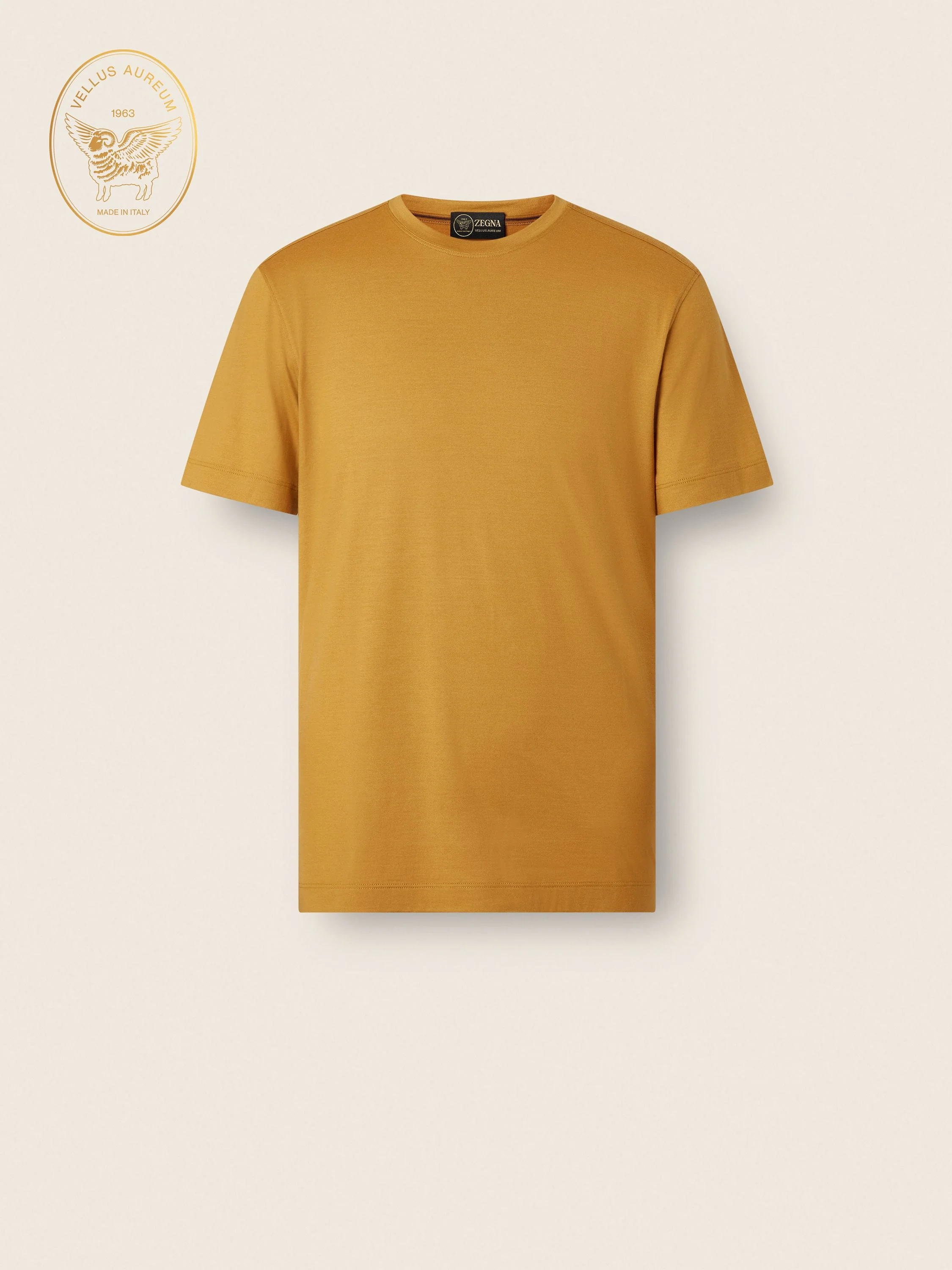 YELLOW VELLUS AUREUM T-SHIRT - 1