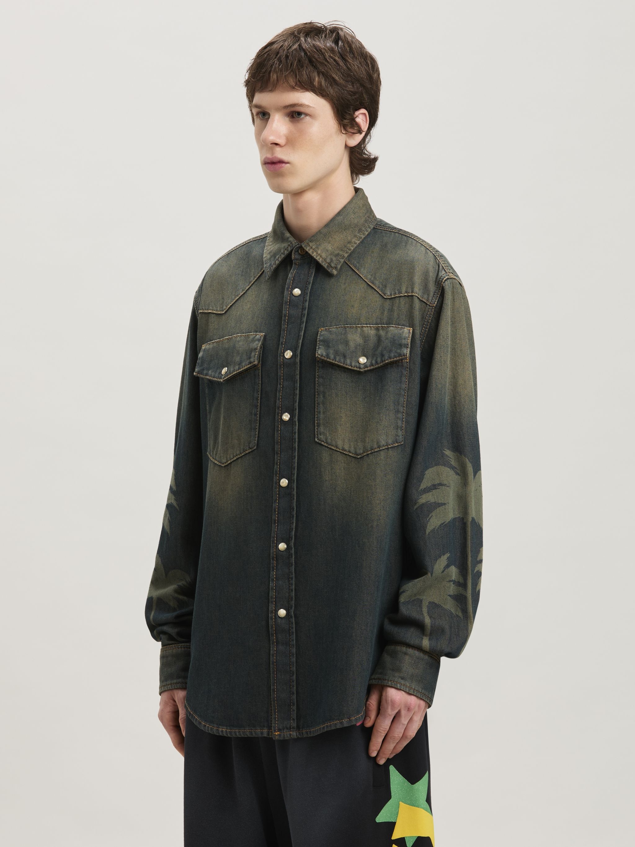 Curved Logo Tartan Overshirt - 4