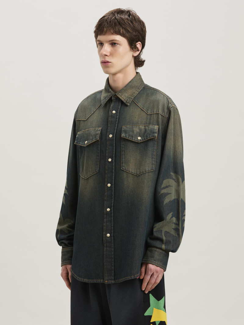Curved Logo Tartan Overshirt 4