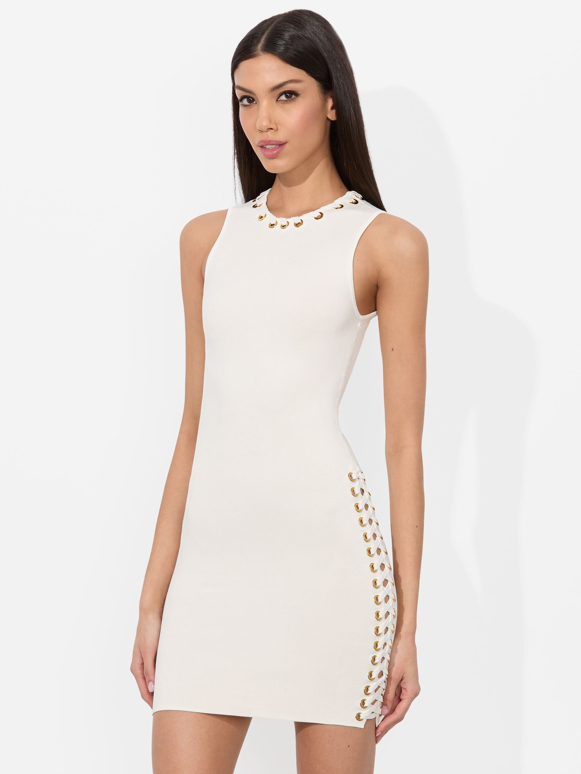 KYLIN GROMMET MINI DRESS - 5
