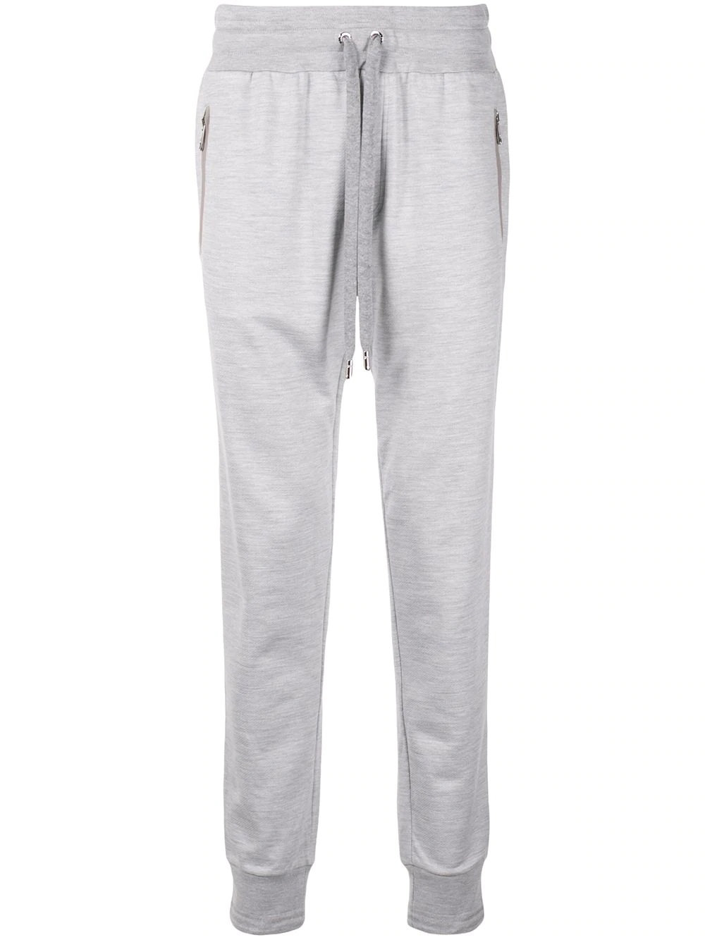 drawstring track pants - 1