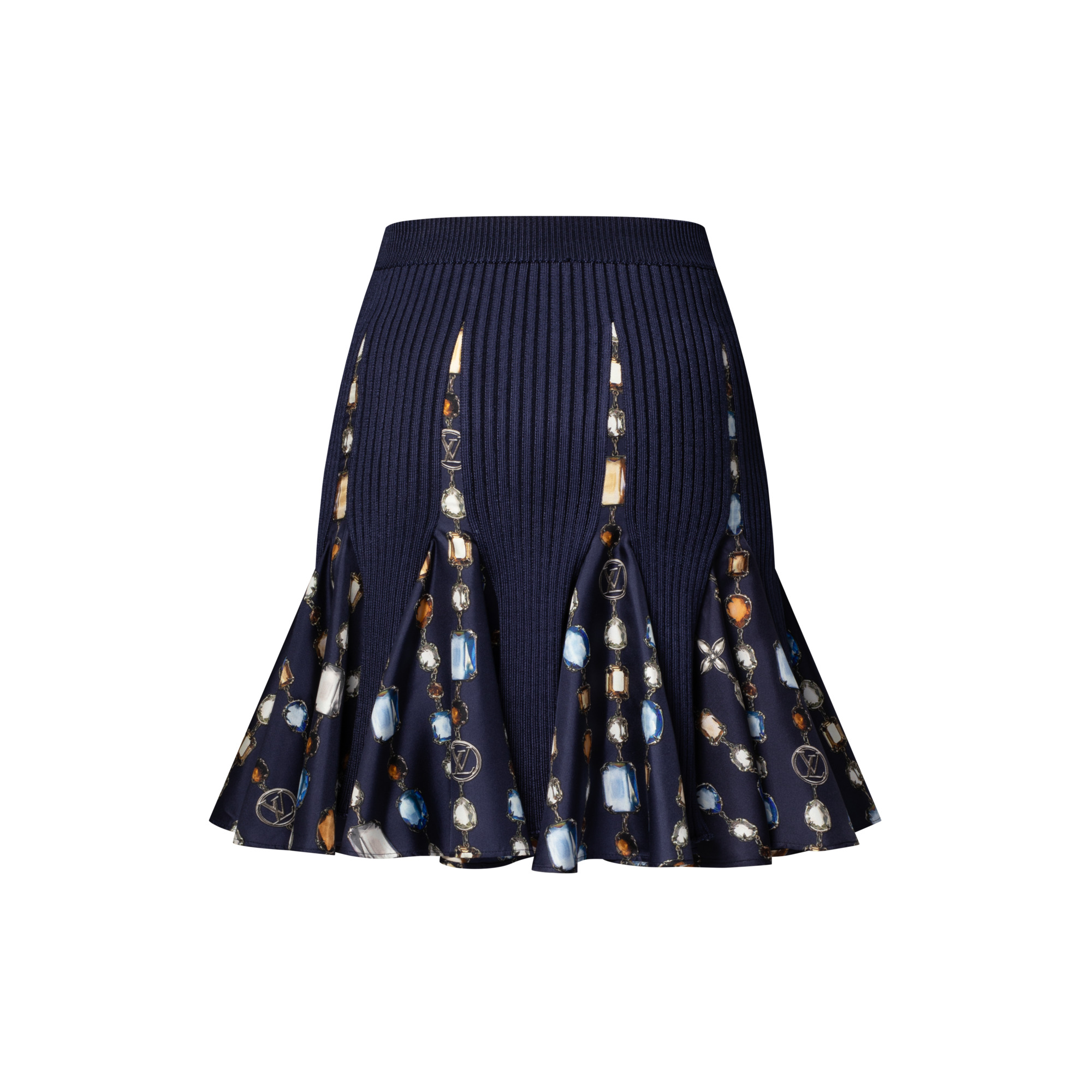 Necklace Insert Knit Skirt - 3