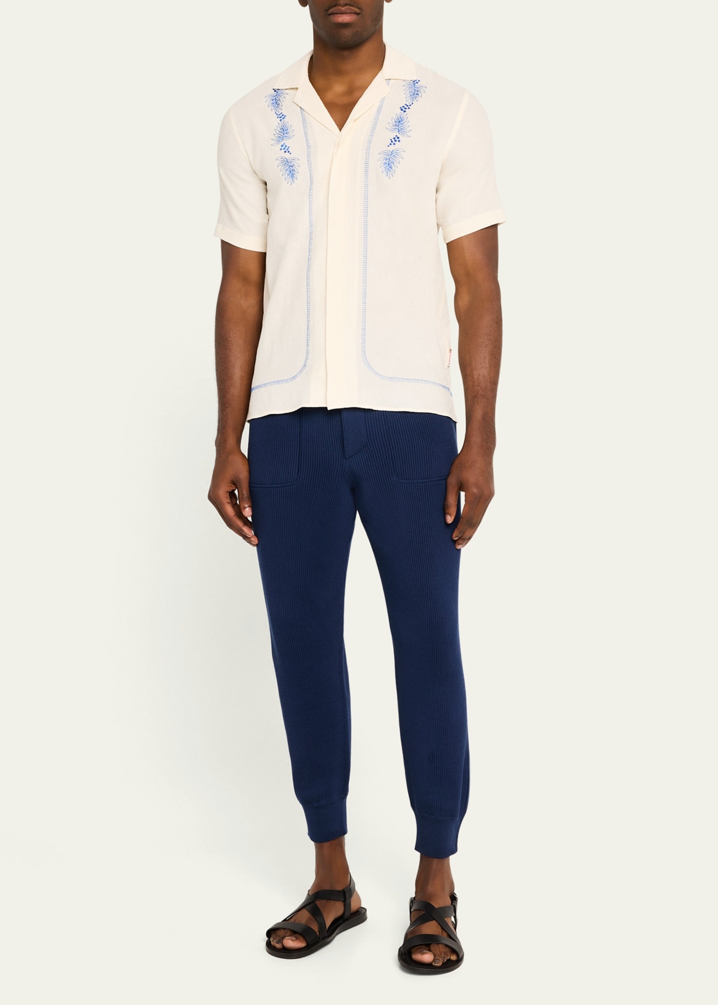 Men's Maitan Embroidered Camp Shirt - 2