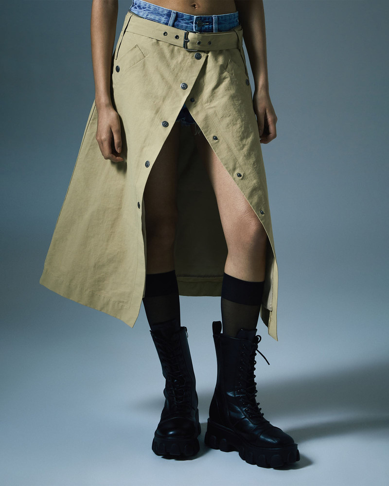 Ksubi INCOGNITO BIKER/TRENCH KHAKI outlook