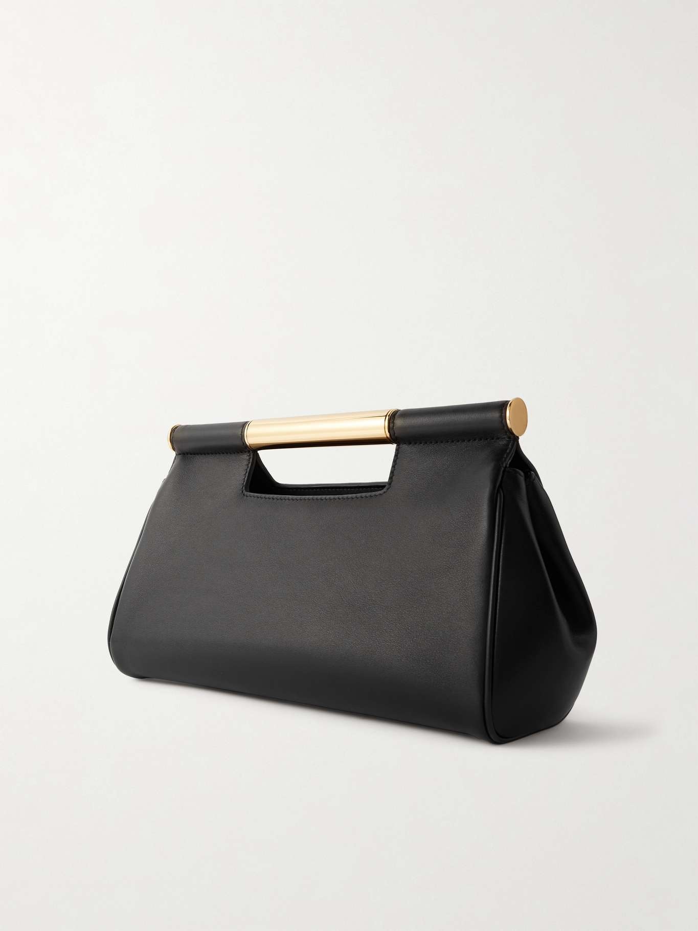 Plongé textured-leather clutch - 3