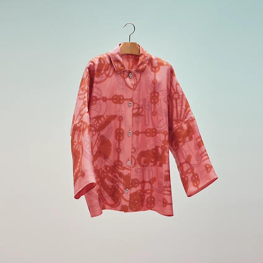 Pyjama "Cliquetis Tattoo Aquarelle" shirt - 5