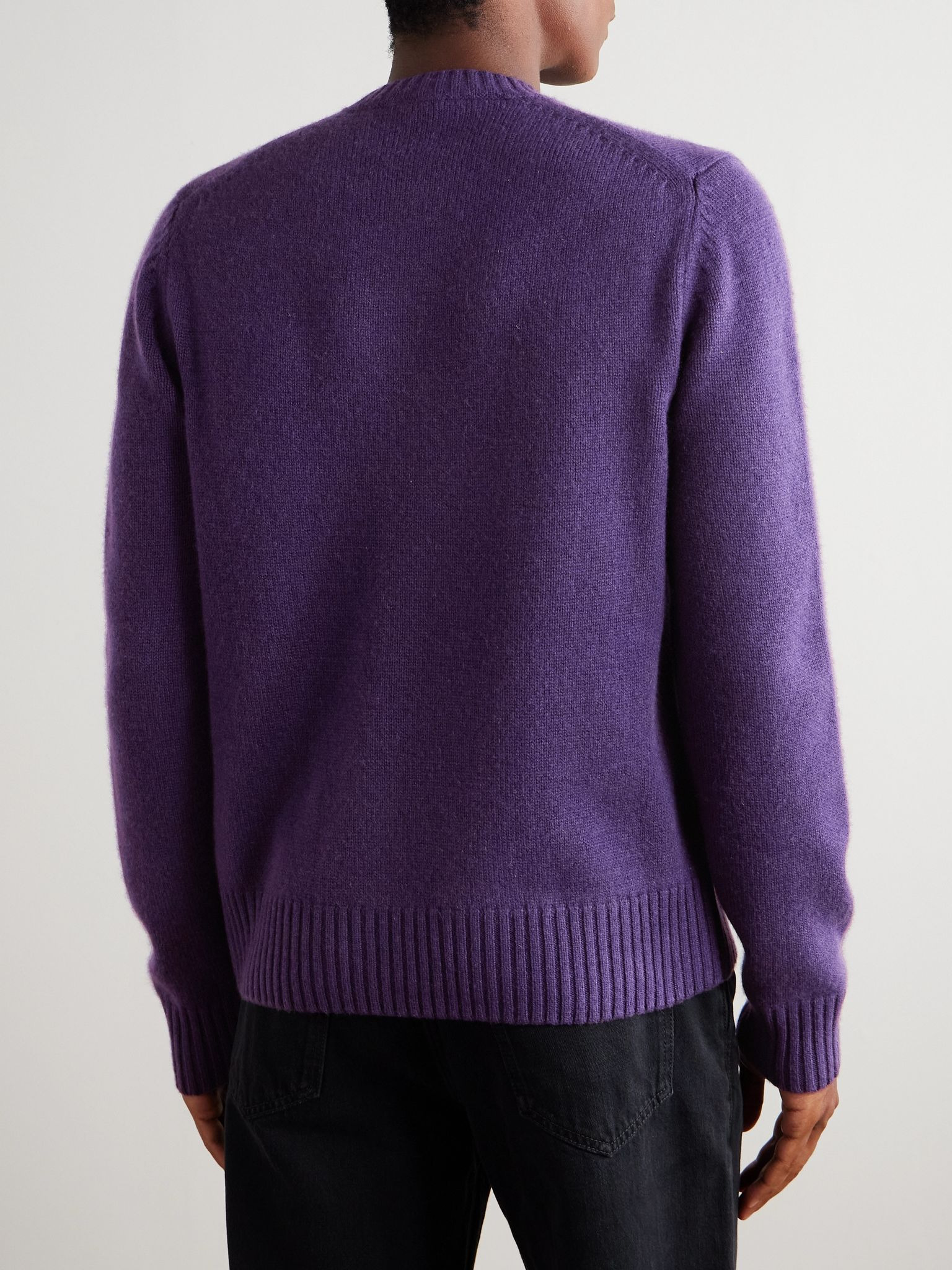 Cashmere Sweater Purple - 4