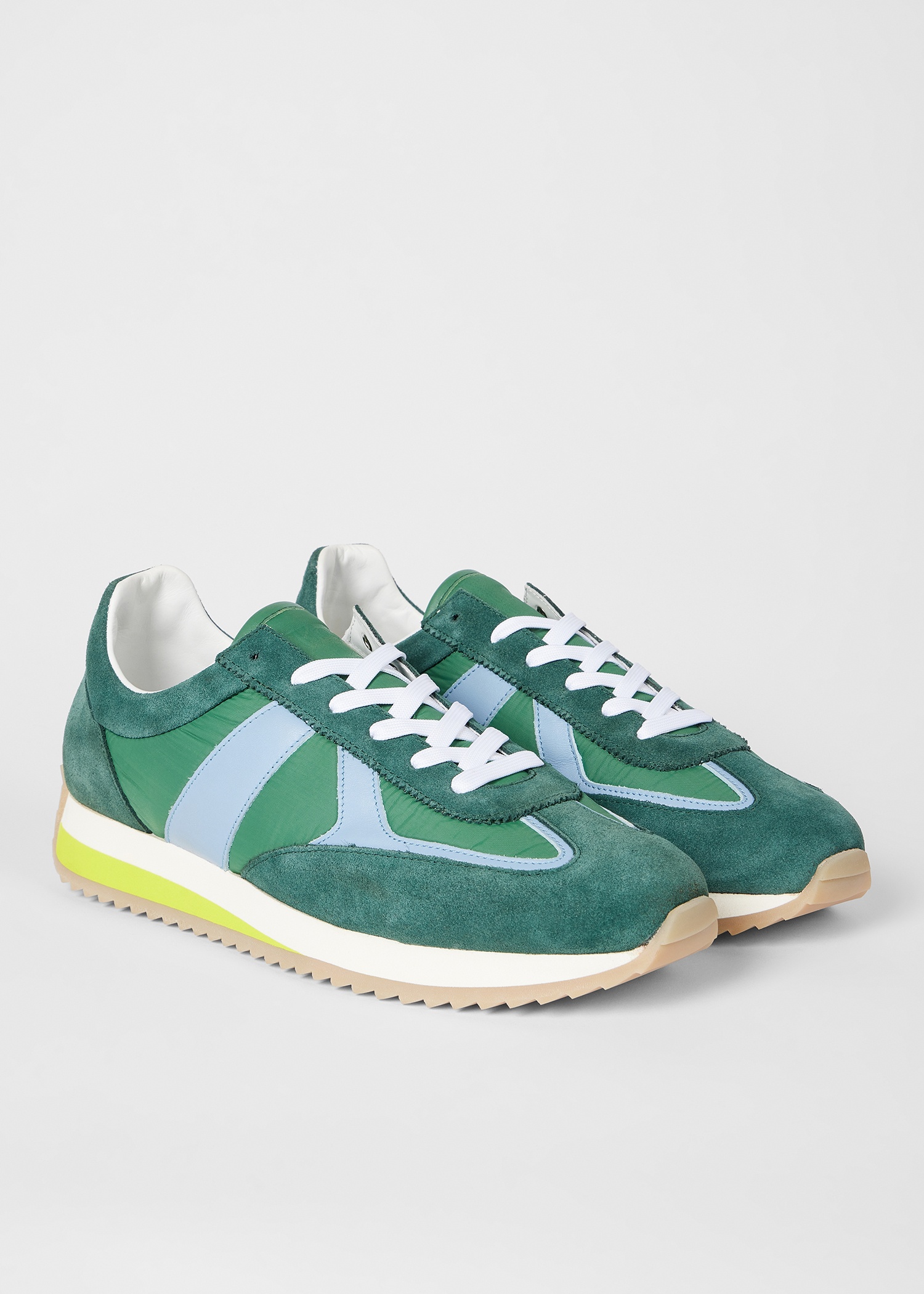 Green 'Vignola' Suede Trainers - 4