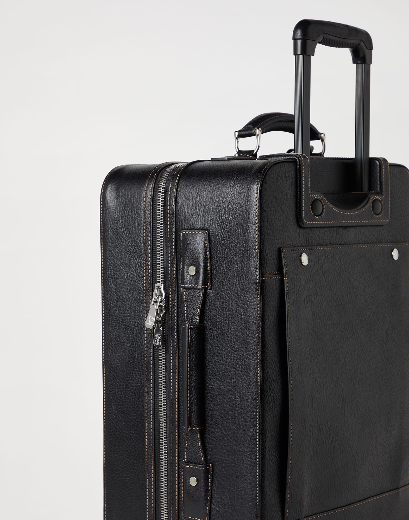 Grained calfskin trolley bag - 3