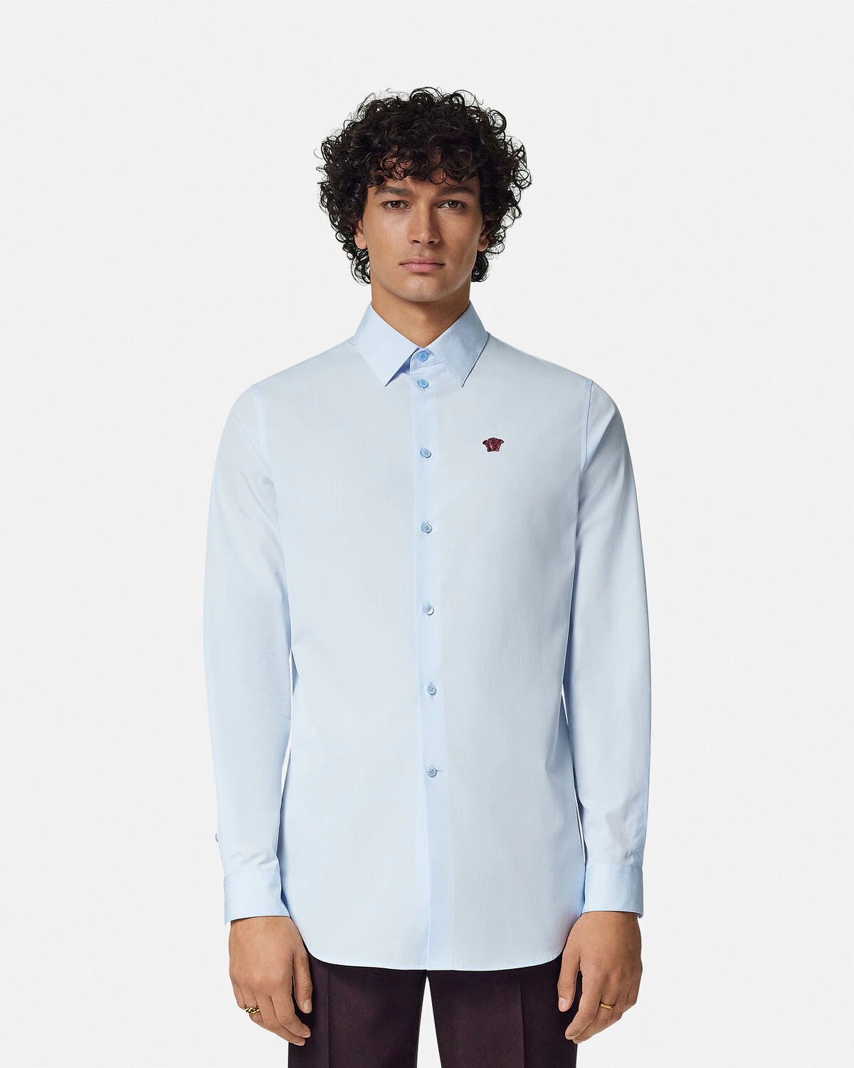 Embroidered Medusa Shirt - 4