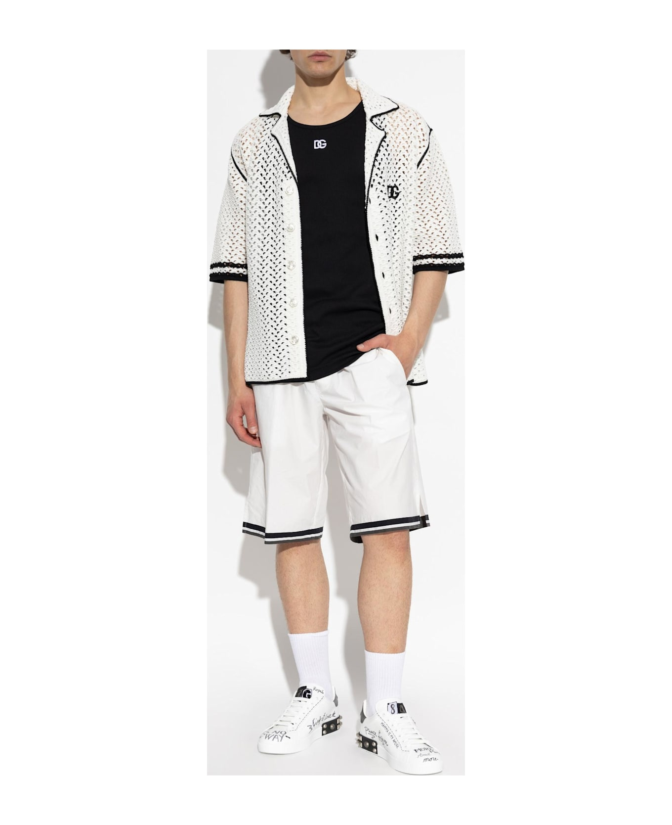 Dolce & Gabbana Ribbed Sleeveless T-shirt - 2