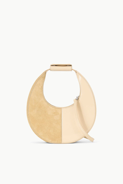 STAUD STAUD MINI MOON SPLIT BAG OAT outlook