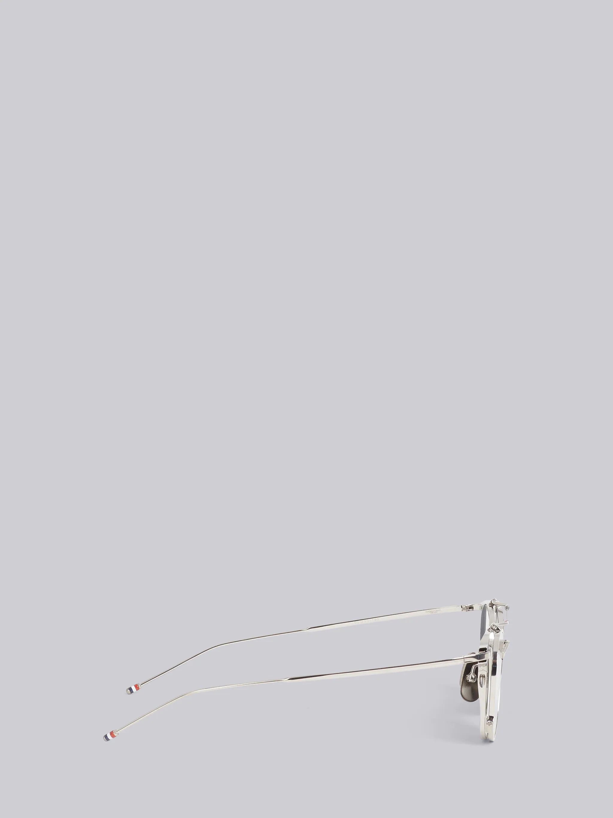 TB817 - Grey Matte Iron Clubmaster Sunglasses - 3