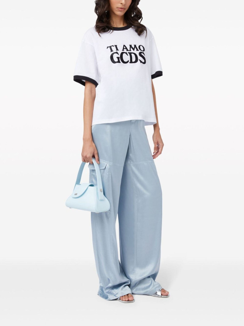 slogan-print cotton T-shirt 3