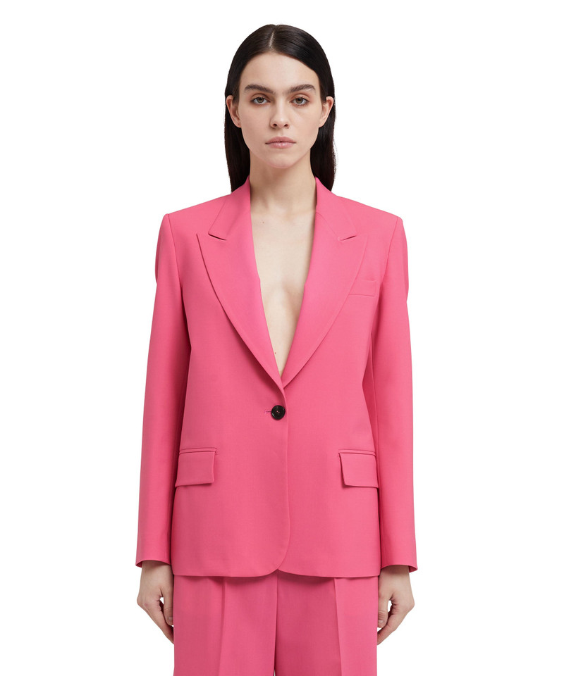 MSGM Fresh wool single-breasted jacket outlook