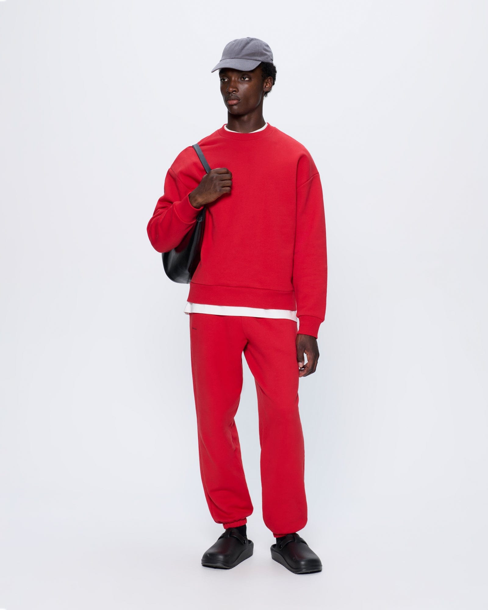 Mens 365 Heavyweight Sweatshirt - Goji Red - 3