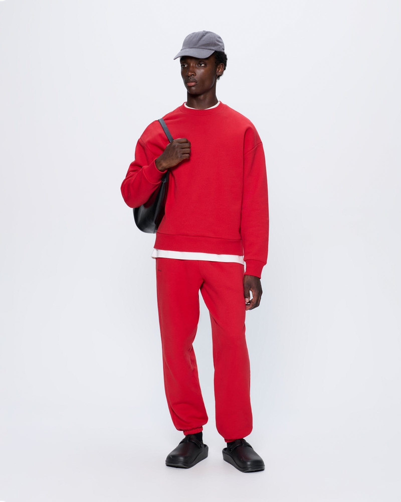 Mens 365 Heavyweight Sweatshirt - Goji Red 3