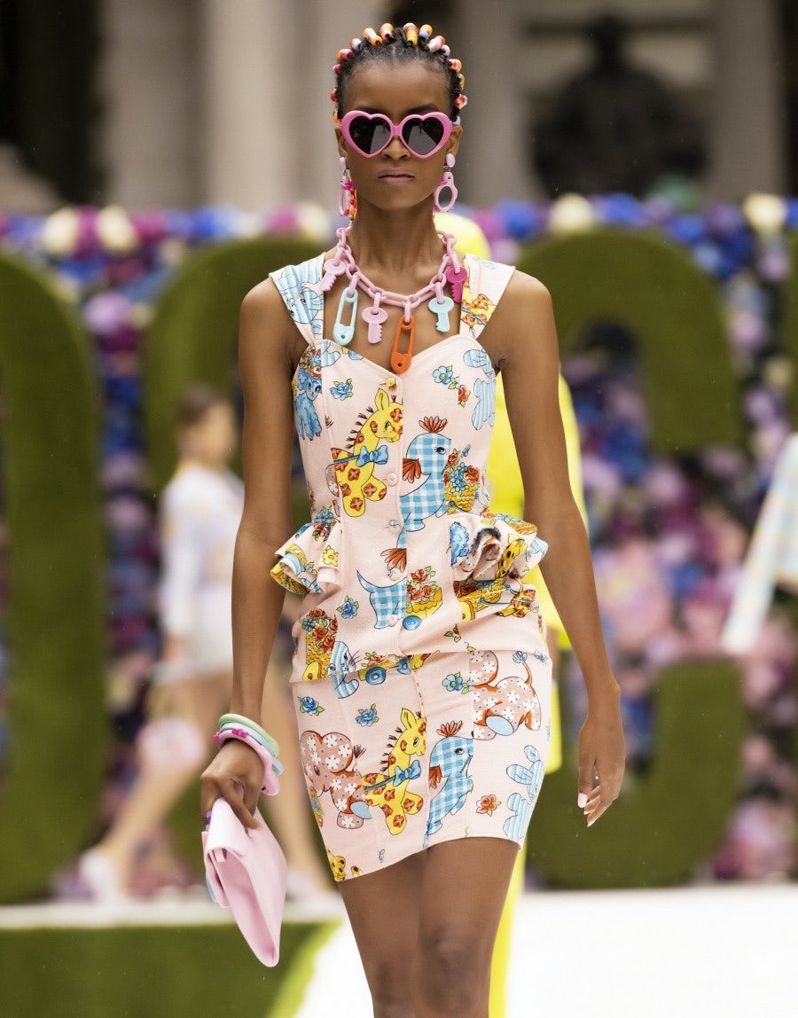 CALICO ANIMALS PIQUET DRESS - 5