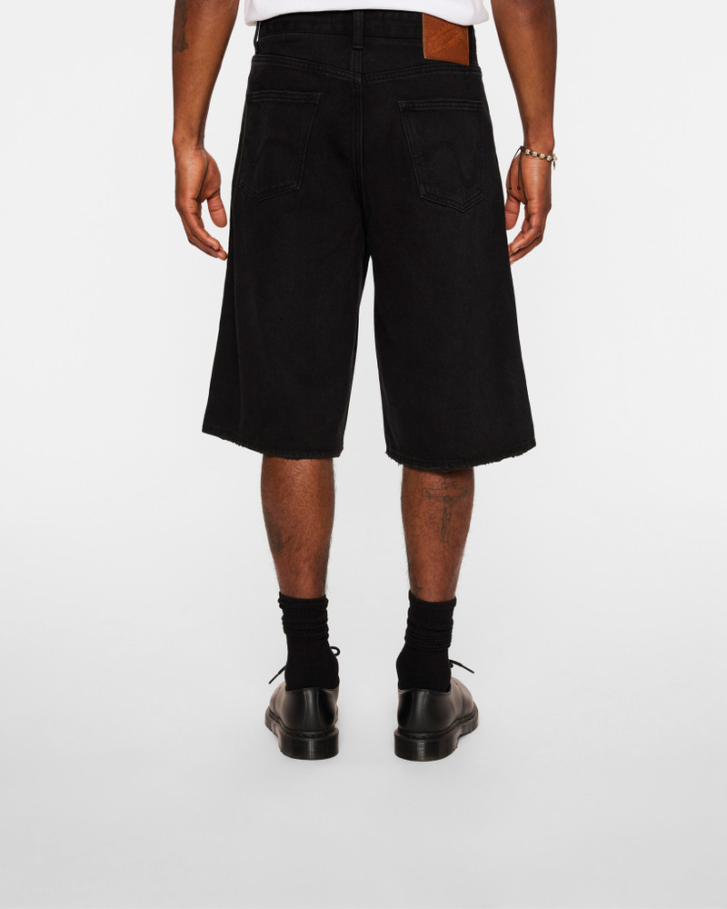 BIG BLACK JEAN SHORTS 4