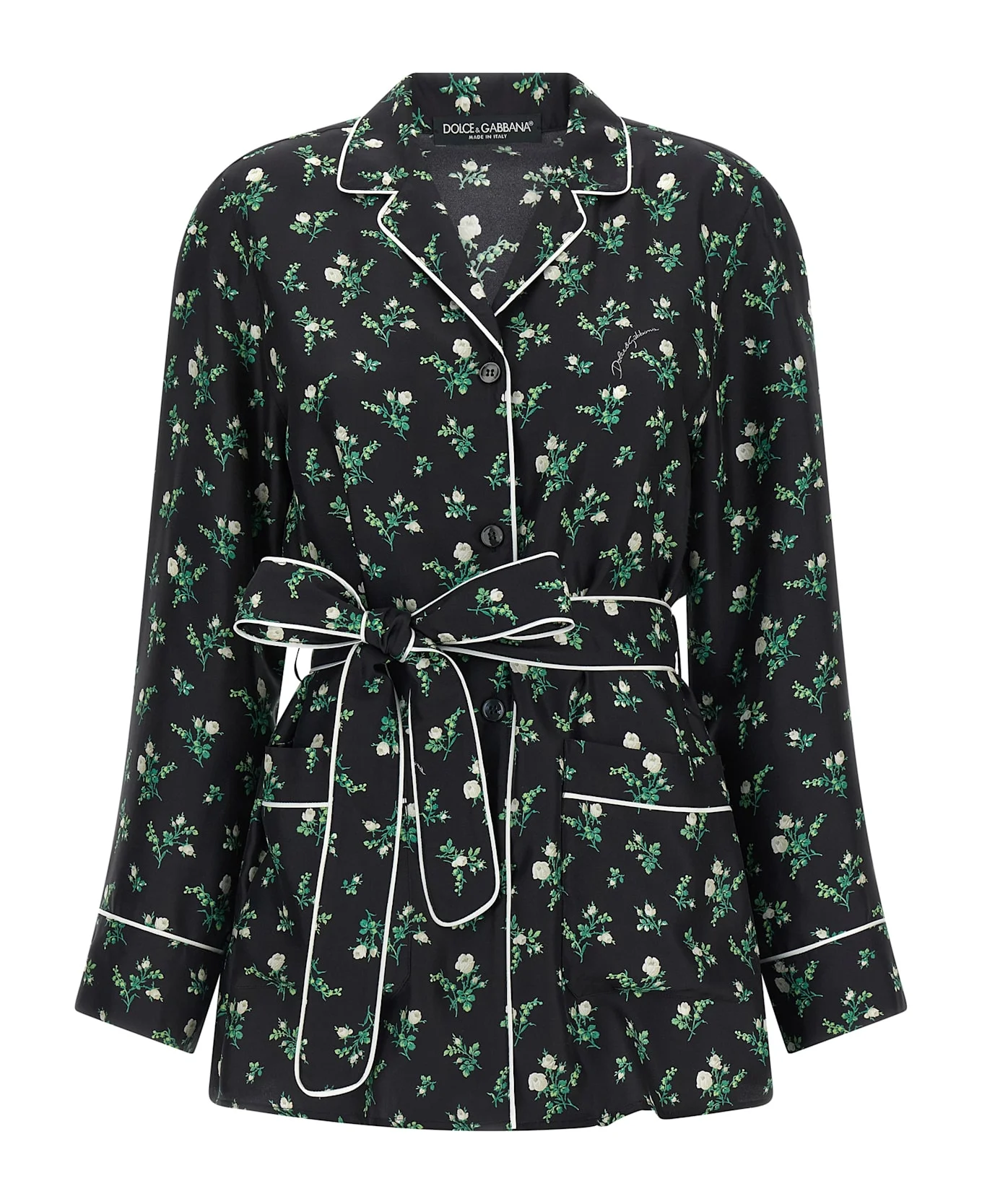 Roselline And Lily Of The Lilies Of The Flowers Printed Shirt - 1