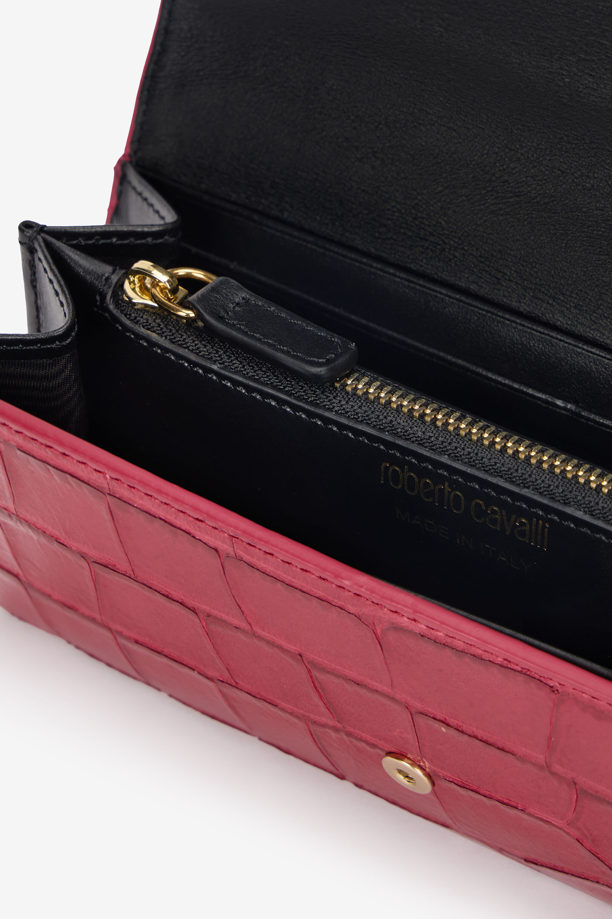 Crocodile-Effect Flap Wallet - 5